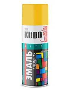 KUDO KU1013 KUDO Эмаль универсальная желтая RAL-1018 (0.520L)