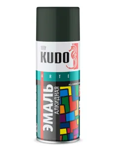 KUDO KU10186 эмаль универсальная глубоко-серая 520 мл