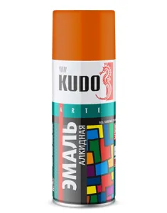 KUDO KU1019 KUDO Эмаль универсальная оранжевая RAL-2004 (0.520L)
