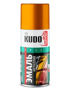 KUDO KU10281 эмаль металлик универсальная золото 210 мл