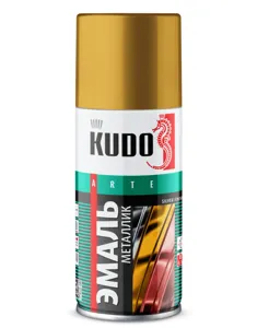 KUDO KU10291 Эмаль металлик универсальная бронза 210 мл