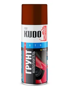 KUDO KU2202 грунт-наполнитель 1К (красно-коричневый) 520мл