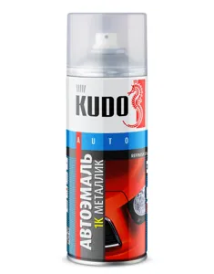 KUDO KU41981 эмаль автомоб. ремонт. металлизированная Посейдон ГАЗ 520 мл.