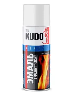 KUDO KU5003 KUDO Эмаль термостойкая белая (0.520L)