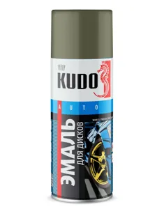 KUDO KU5204 KUDO Эмаль для дисков болотная (0.520L)