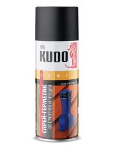 KUDO KUH302 KUDO Герметизирующий спрей черный (0.520L)