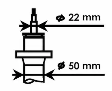 KYB 324703 Амортизатор передний (D=50mm) Audi A3 , VW Golf V, Golf VI, Jetta , Skoda Octavia II, Yeti , 03-13