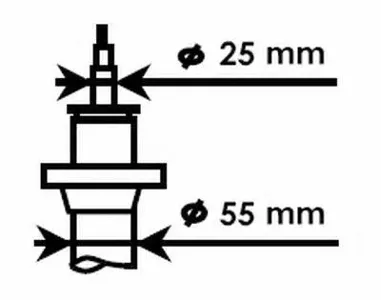 KYB 325700 Амортизатор передний (D=50mm) Audi A3 , VW Golf V, Golf VI, Jetta , Skoda Octavia II, Yeti , 03-13