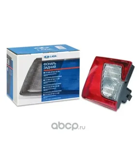 LADA 21100371611101 Фонарь задний квадрат левый на багаж. не тониров.(клюшка)