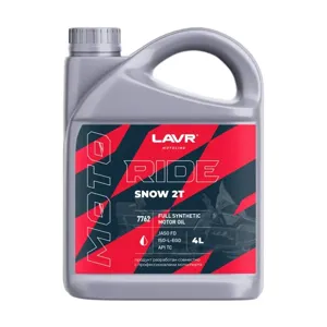 LAVR LN7762 Масло моторное синт. MOTO RIDE SNOW 2Т FD, 4л
