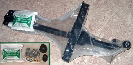 LEADER TVAZ06A ФАРКОП ВАЗ-2108-2113-14-15 (съемный шар)ЛИДЕР (без электропакета KPL-005)