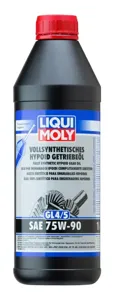 LIQUI MOLY 1024 Масло трансмиссионное Vollsynth.Hypoid-Getrieb. 75W90 GL-4GL-5MT-1 1л
