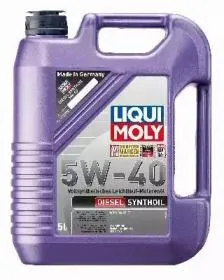 LIQUI MOLY 1341 Масло моторное синт.5W40 Diesel Synthoil, 5л PAO