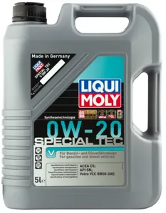 LIQUI MOLY 20632 Моторное масло синт. НС 0W20 special Tec V, ACEA C5, API SN 5л (НС-синт.мотор.масло)