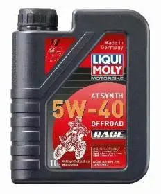 LIQUI MOLY 3018 Моторное масло синт.5W40 Motorbike 4T Synth Offroad Race 1л дмотоц. API SM ACEA A3