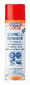LIQUI MOLY 3318 Очиститель быстрый(0.5Л) для тормозов, сцеплен, двиг, удаляет масло, смолу и смазки, аэроз.