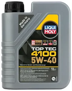 LIQUI MOLY 9510 Моторное масло синт. НС 5W40 Top Tec 4100, 1л (НС-синт.мотор.масло)