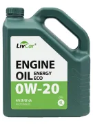 LIVCAR LC1550020004 Масло моторное 0W20   Engine Oil ENERGY ECO 0W20 API SPGF-6A 4л