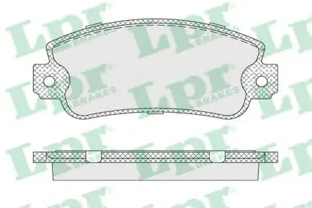 LPR 05P007 Колодки торм. дисковые