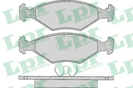 LPR 05P016 Колодки торм. дисковые