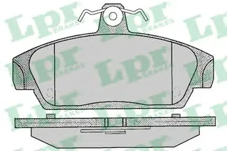 LPR 05P069 Колодки торм. дисковые
