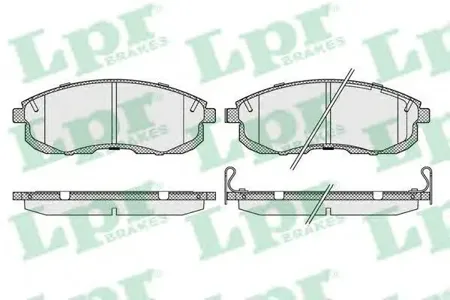 LPR 05P090 Колодки торм.