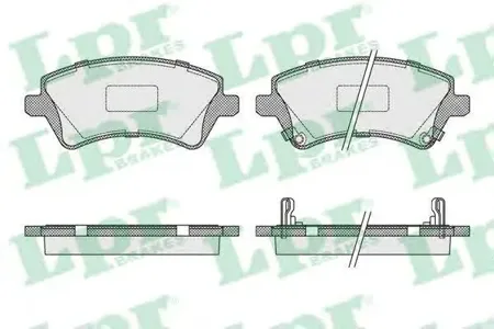 LPR 05P1002 Колодки торм.передние