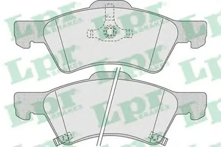 LPR 05P1006 Колодки торм. дисковые