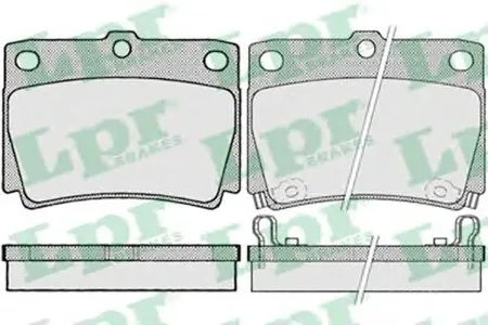 LPR 05P1029 Колодки торм.