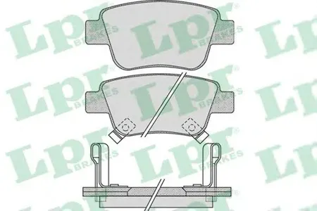 LPR 05P1113 Колодки торм.задние Toyota Avensis T25, Corolla E15