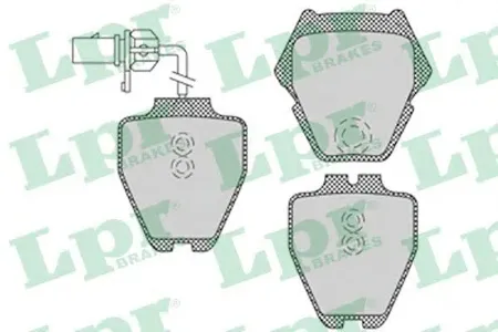 LPR 05P1121 Колодки торм. дисковые