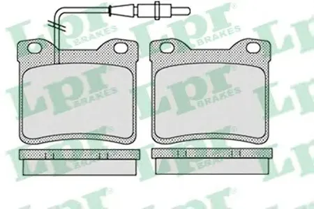 LPR 05P1134 Колодки торм.