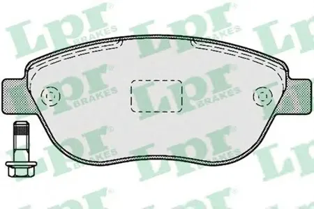 LPR 05P1192 Колодки торм.передние