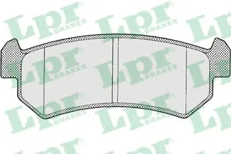 LPR 05P1199 Колодки торм.