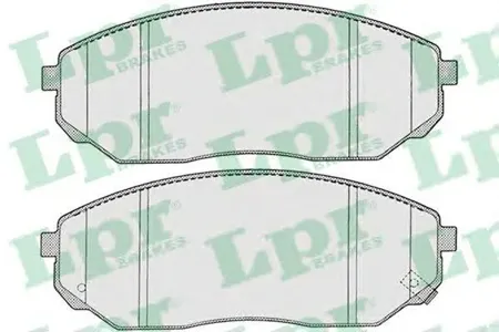 LPR 05P1207 Колодки торм.передние Kia Sorento 2.4i3.5i2.5CRDi 02>