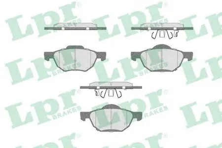 LPR 05P1211 Колодки торм.