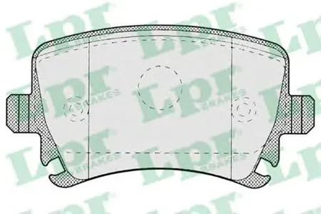 LPR 05P1219 Колодки торм.задние