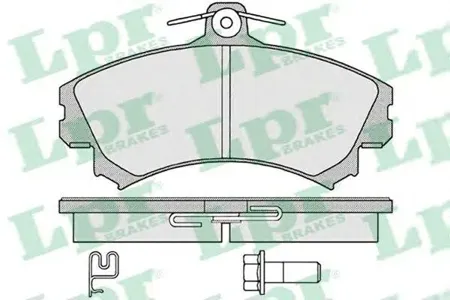 LPR 05P1221 Колодки торм.передние