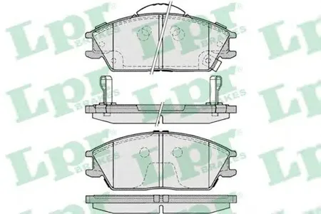 LPR 05P1222 Колодки торм.передние