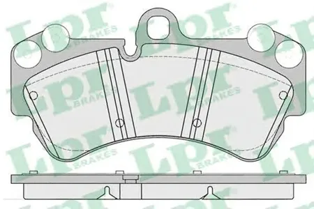 LPR 05P1226 Колодки торм.передние