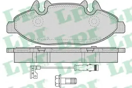 LPR 05P1228 Колодки торм.передние