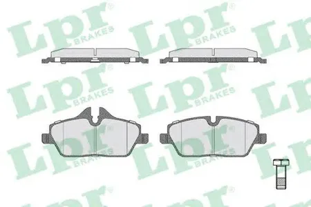 LPR 05P1241 Колодки торм.