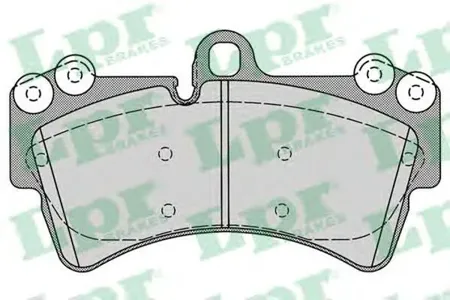 LPR 05P1257 Колодки торм.передние