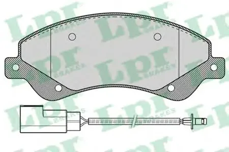 LPR 05P1259 Колодки торм.передние