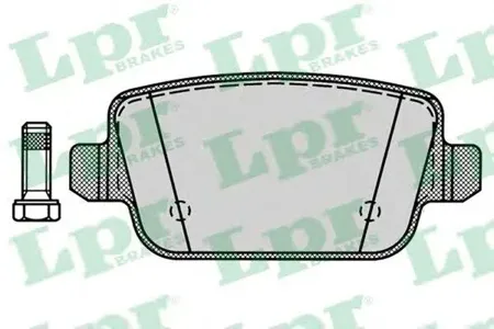 LPR 05P1272 Колодки торм.задние