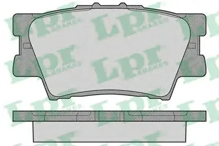LPR 05P1281 Колодки торм.задние Toyota Camry 06 Rav 4 2.43.5i2.4D 4WD 06> Lexus ES (V4) 3.5