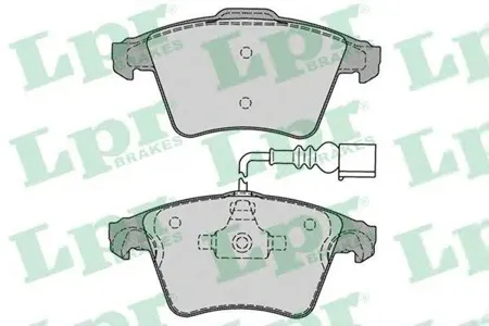 LPR 05P1285 Колодки торм.передние