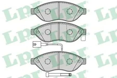 LPR 05P1287 Колодки торм.передние
