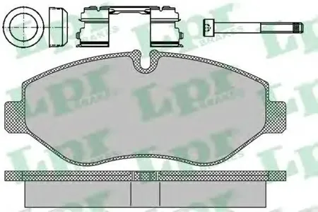 LPR 05P1297 Колодки торм.передние