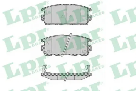 LPR 05P1323 Колодки торм. Chevrolet Captiva Opel Antara 2.43.2 06-